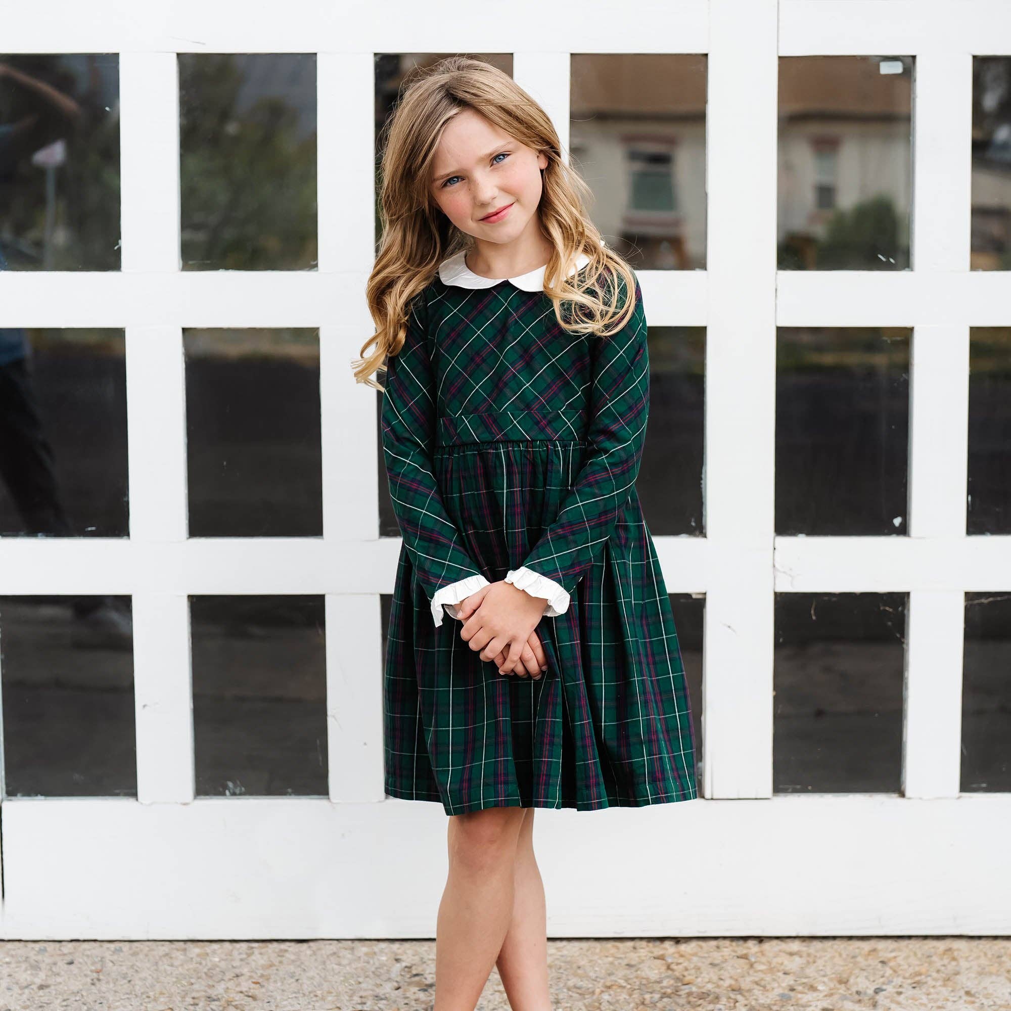 Image of Organic Ruffle Cuff Party Dress
